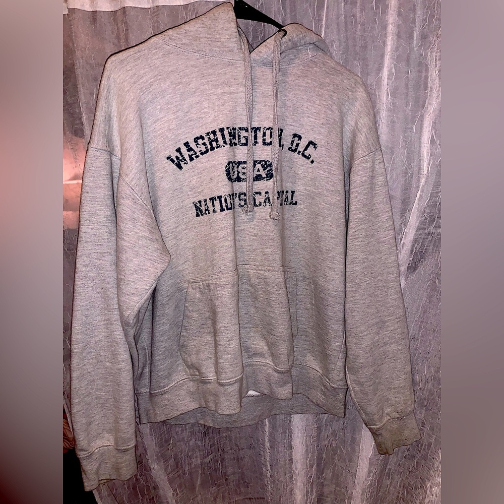 Unisex- M Vintage Washington D.C Hoodie